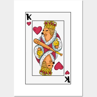 cheems poker card Posters and Art